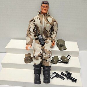 Soldier US Army Special Force Paco GI Joe 2002 Action Figure Weapons Doll Camo